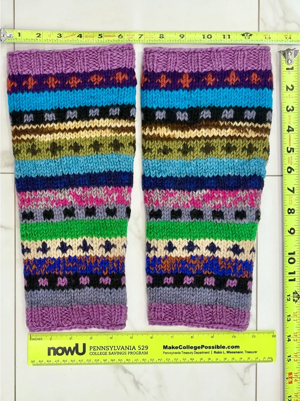 NEW! 💜 100% Nepal Wool Leg Warmers